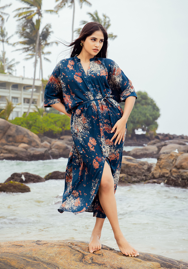 ANALIA BLUE SHORT DRESS